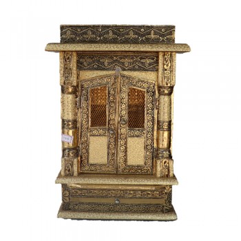 Golden Oxidised Temple 10 x 6