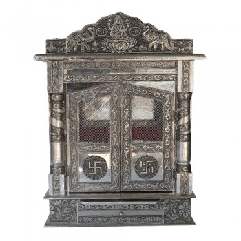 Silver Oxidized Temple 18 x 9
