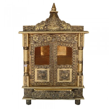 Golden Oxidised Temple 18 x 9